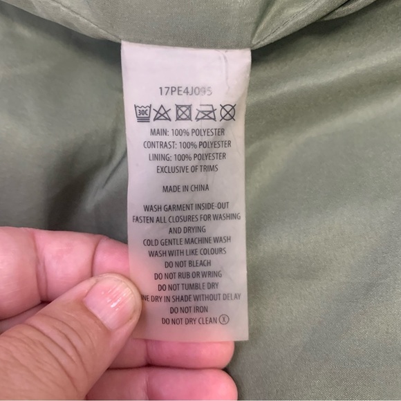 P.E Nation Man Down Hoodie Zip Up Jacket In Khaki Army Green Size S - Picture 13 of 15